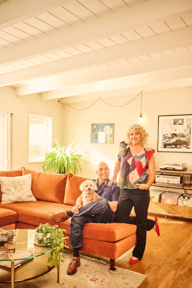 Realtor lifestyle photo in Los Angeles, professional portrait of real estate agents in a bright home setting, approachable image for realtor website, social media, marketing, and client trust