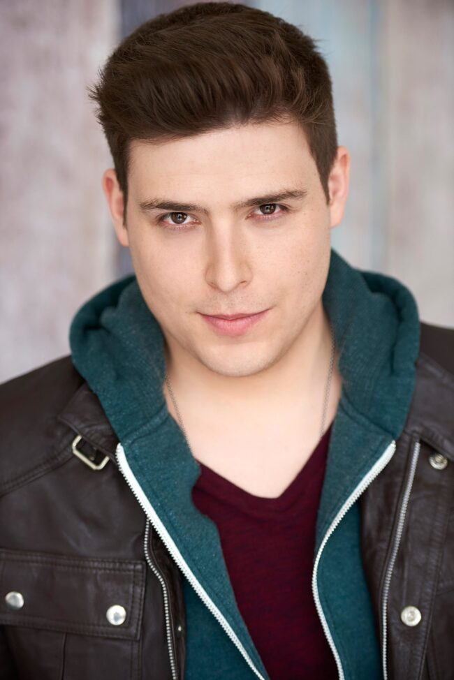 Male actor headshot in Los Angeles, edgy theatrical casting photo with layered wardrobe for agents, managers, auditions, online casting profiles, and acting submissions